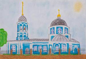 Раскраска храм для детей православный #16 #550191
