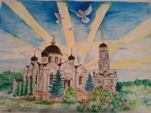 Раскраска храм для детей православный #26 #550201
