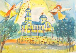 Раскраска храм для детей православный #39 #550214