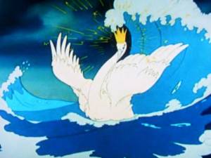 Раскраска царевна лебедь из сказки о царе салтане #2 #551320