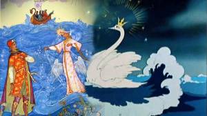 Раскраска царевна лебедь из сказки о царе салтане #6 #551324