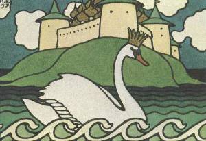 Раскраска царевна лебедь из сказки о царе салтане #27 #551345