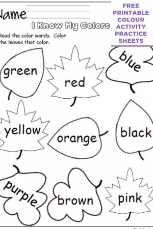 Раскраска цвета на английском языке для детей #32 #551805