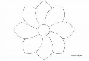 Раскраска цветик семицветик контур #5 #551817