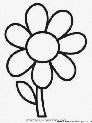 Раскраска цветик семицветик контур #8 #551820