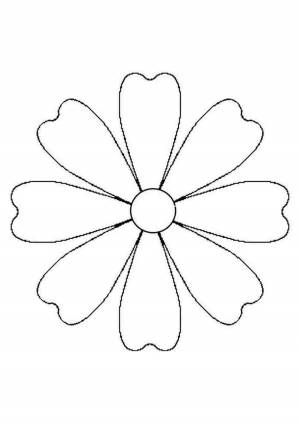 Раскраска цветик семицветик контур #28 #551840