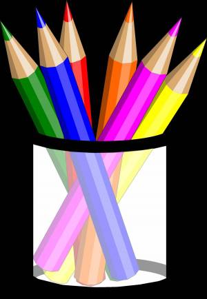Раскраска цветные карандаши #5 #552167