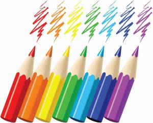 Раскраска цветные карандаши #8 #552170