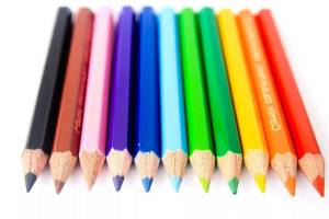 Раскраска цветные карандаши #12 #552174
