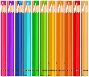 Раскраска цветные карандаши #13 #552175
