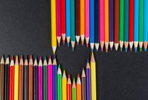 Раскраска цветные карандаши #15 #552177