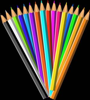 Раскраска цветные карандаши #23 #552185