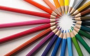 Раскраска цветные карандаши #27 #552189
