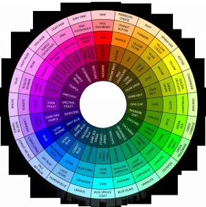 Раскраска цветовой круг #13 #552283