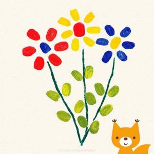 Раскраска цветок для малышей 2 3 лет #21 #552504