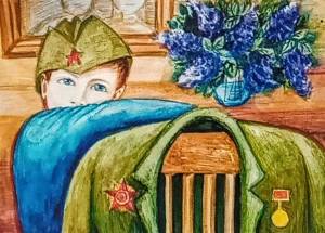 Раскраска цветы героям войны для детей #19 #553090