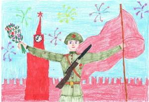 Раскраска цветы героям войны для детей #25 #553096