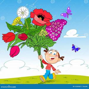 Раскраска цветы героям для детей #15 #553123