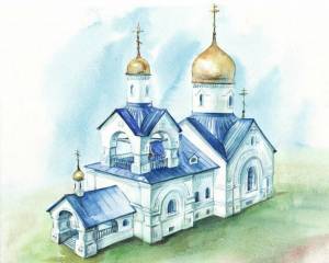 Раскраска церковь для детей #14 #553973