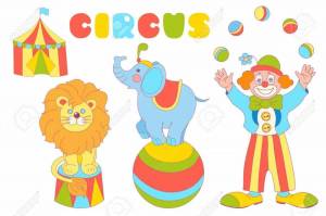 Раскраска цирк для детей 6 7 лет #13 #554155