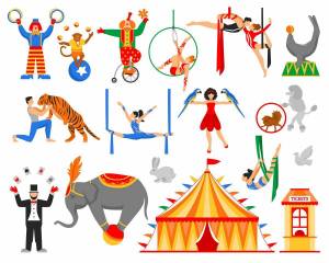 Раскраска цирк для детей 6 7 лет #33 #554175