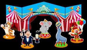 Раскраска цирк для детей 6 7 лет #38 #554180