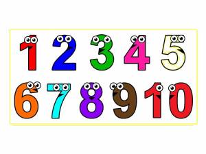 Раскраска цифры от 1 до 5 для детей #3 #554810