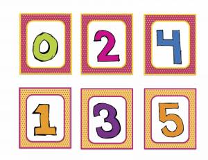 Раскраска цифры от 1 до 5 для детей #5 #554812