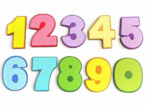 Раскраска цифры от 1 до 5 для детей #19 #554826