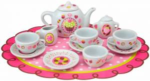 Раскраска чайная посуда для детей #2 #555421