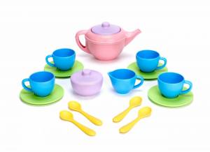 Раскраска чайная посуда для детей #4 #555423