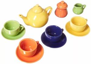 Раскраска чайная посуда для детей #9 #555428