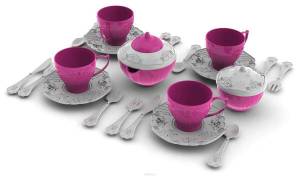 Раскраска чайная посуда для детей #10 #555429