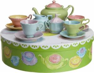 Раскраска чайная посуда для детей #14 #555433