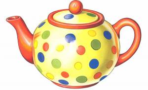 Раскраска чайник для детей 2 3 лет #14 #555471