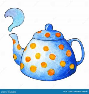 Раскраска чайник для детей 2 3 лет #30 #555487