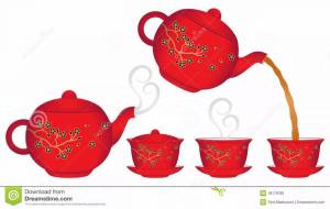 Раскраска чайник и чашка для детей #4 #555591