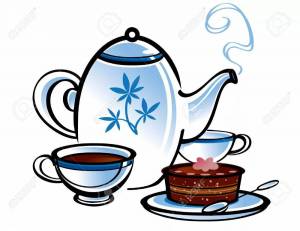 Раскраска чайник и чашка для детей #6 #555593