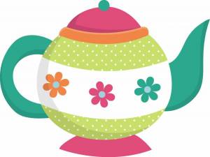 Раскраска чайник и чашка для детей #10 #555597