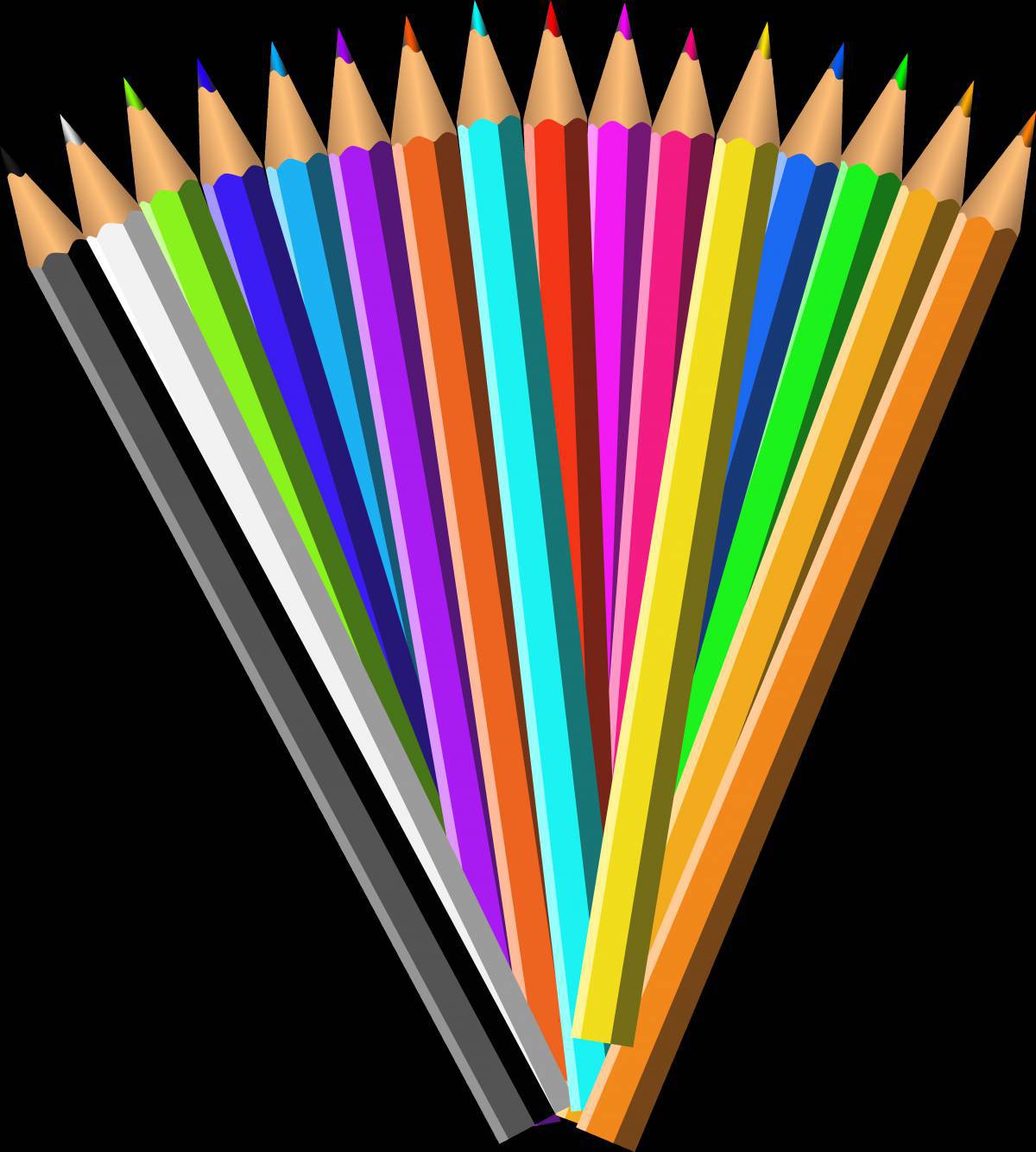 Цветные карандаши #23