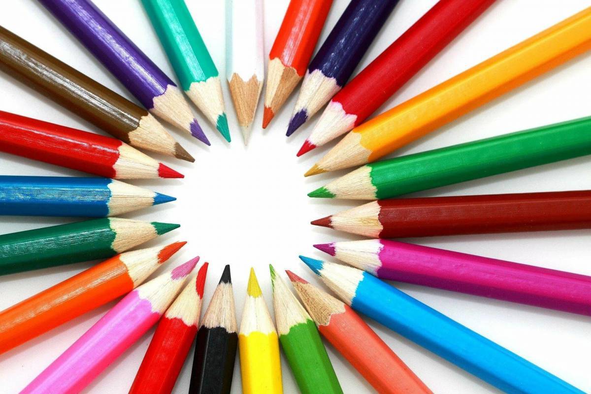 Цветные карандаши #34
