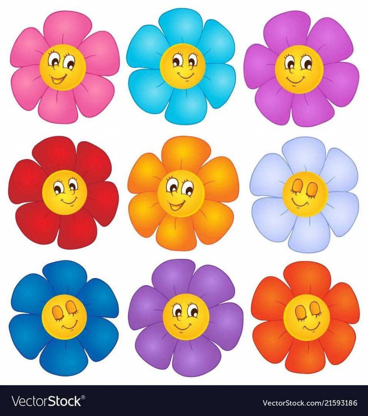 Большой цветок из маленьких цветков. Цветы маленькие разноцветные. Цветочки для детей. Цветы для вырезания цветные. Цветочки для детей разного цвета.