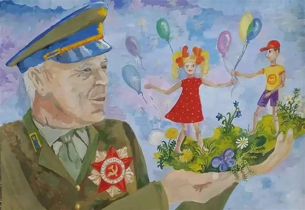 Цветы героям войны для детей #15