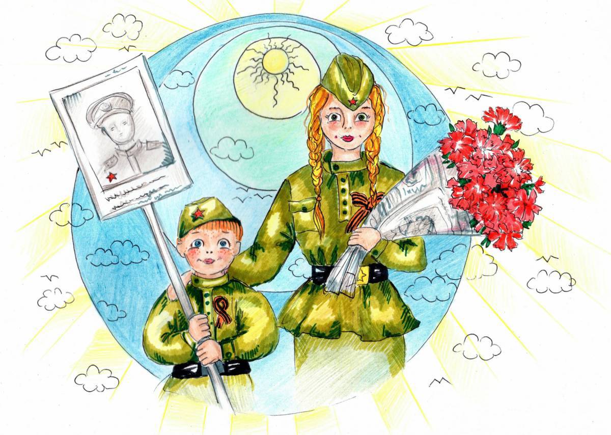 Цветы героям войны для детей #36