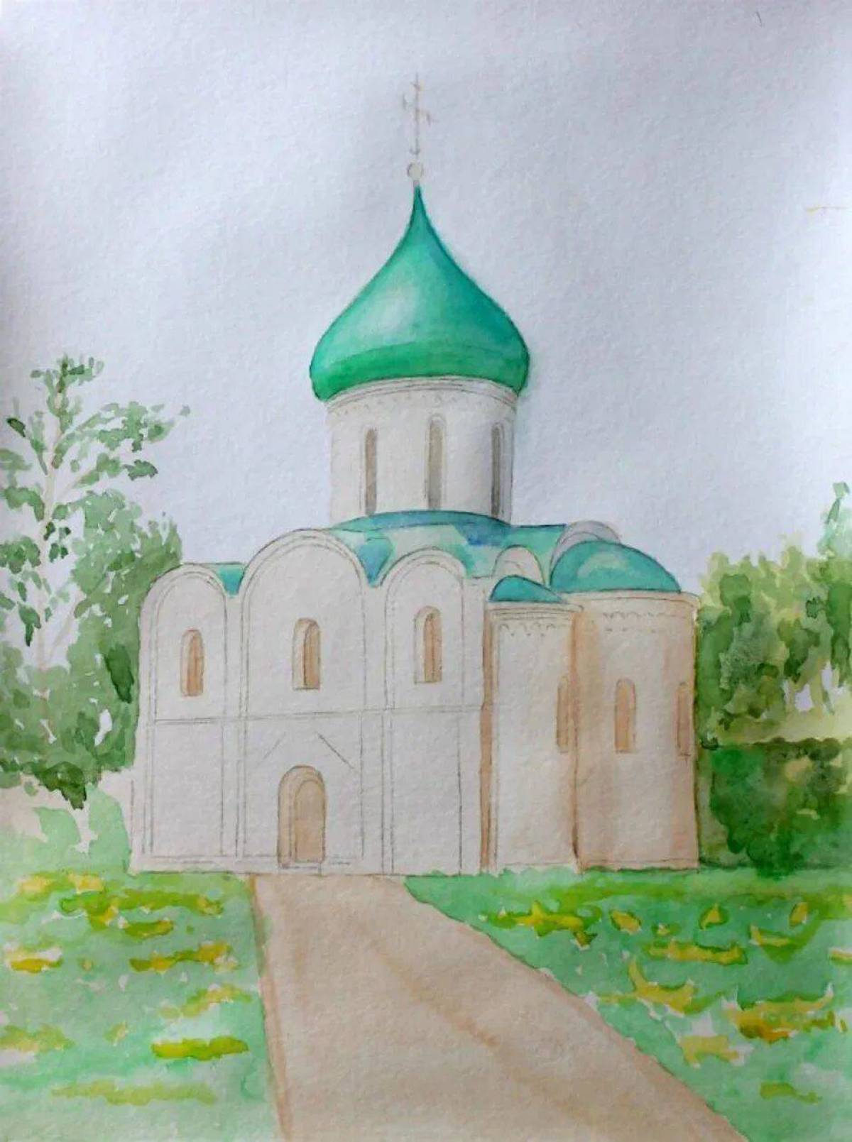 Церковь рисунок #1