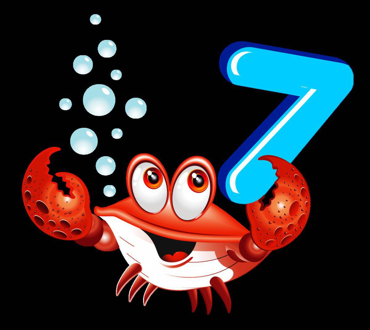 Цифра 7 для детей #25