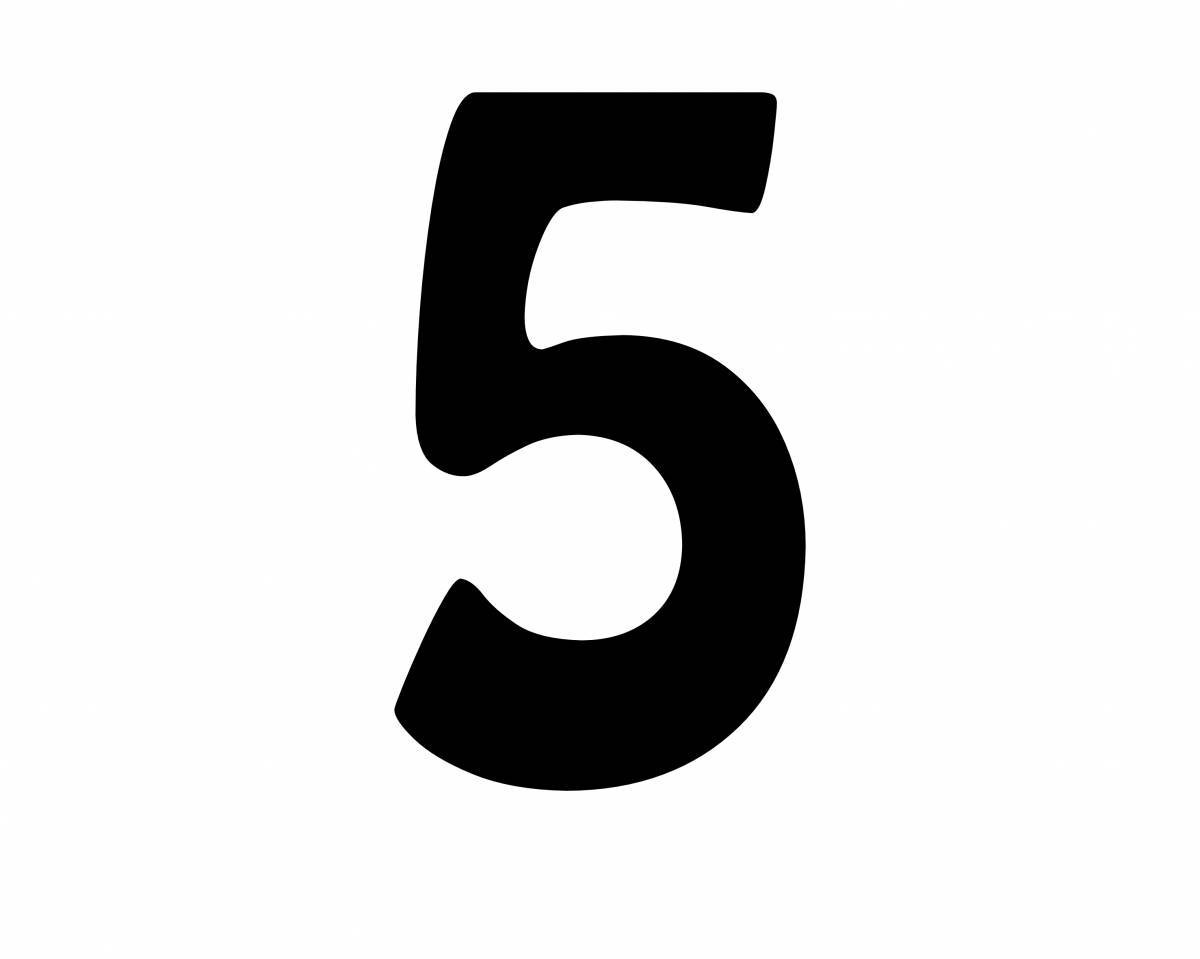 Цифра пять #12