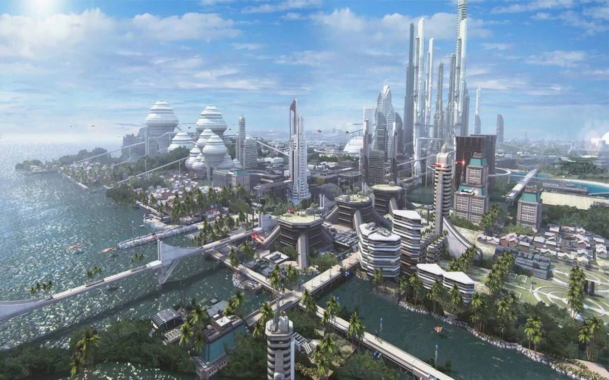 Мир будущего оренбург. Дубай Экогород. Дубай 2050 город будущего. Экуменополис. Экогород будущего концепт Левиафан.
