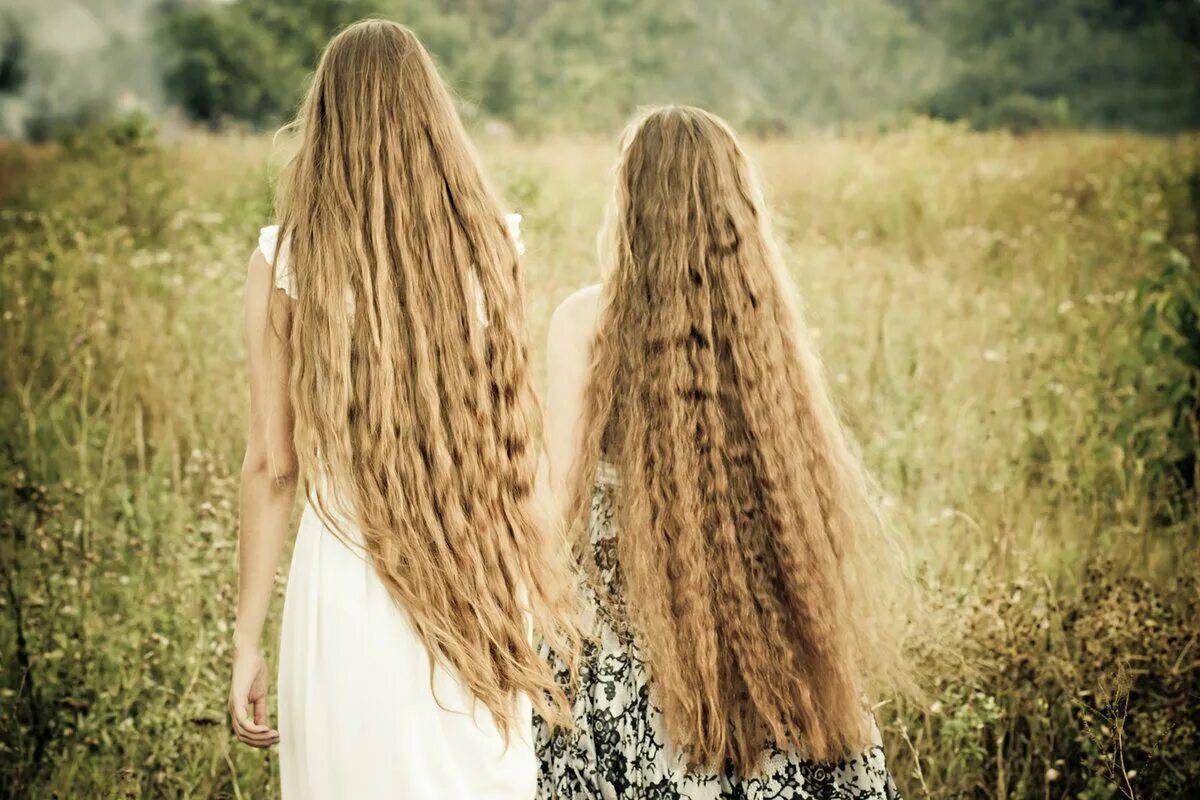 картинки длинные волосы
