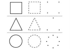 Раскраска геометрические фигуры для детей 3 4 лет #15 #52051